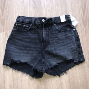 Never Worn Abercrombie Black Jean Shorts